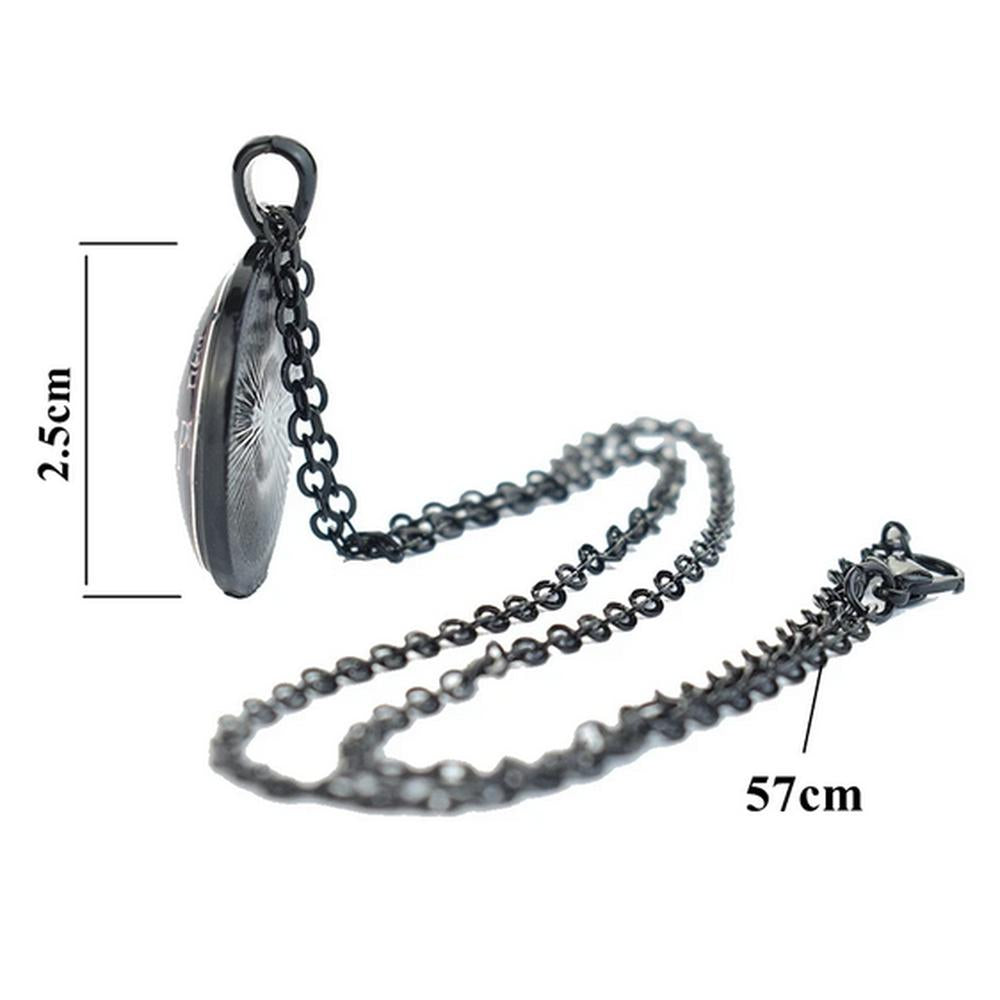 Unique Galaxy Nebula Black Necklace - Universe Jewelry - Glass Dome Pendent Necklace - Perfect Astronomy Lovers Gift