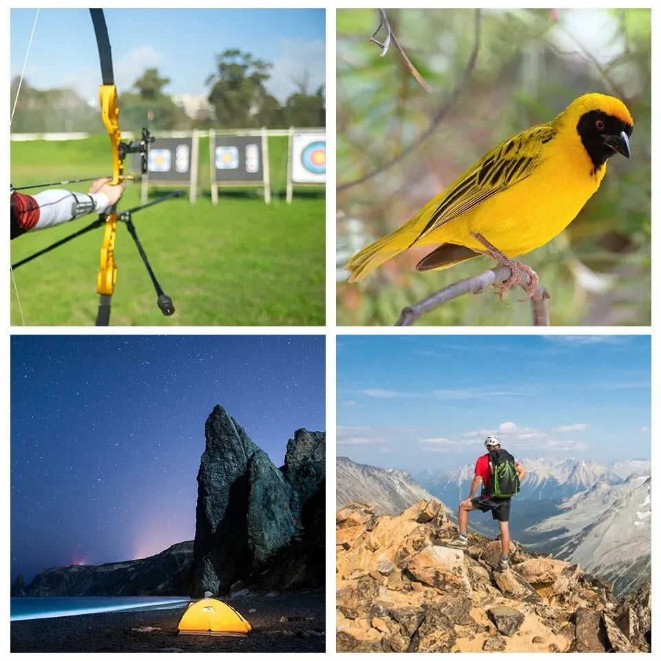 High-Definition Bak4 Monocular Telescope - FMC Waterproof Spotting Scope with Tripod - Powerful Binoculars Alternative for Northern Lights Observation, Star Gazing, Camping & Outdoor Exploration