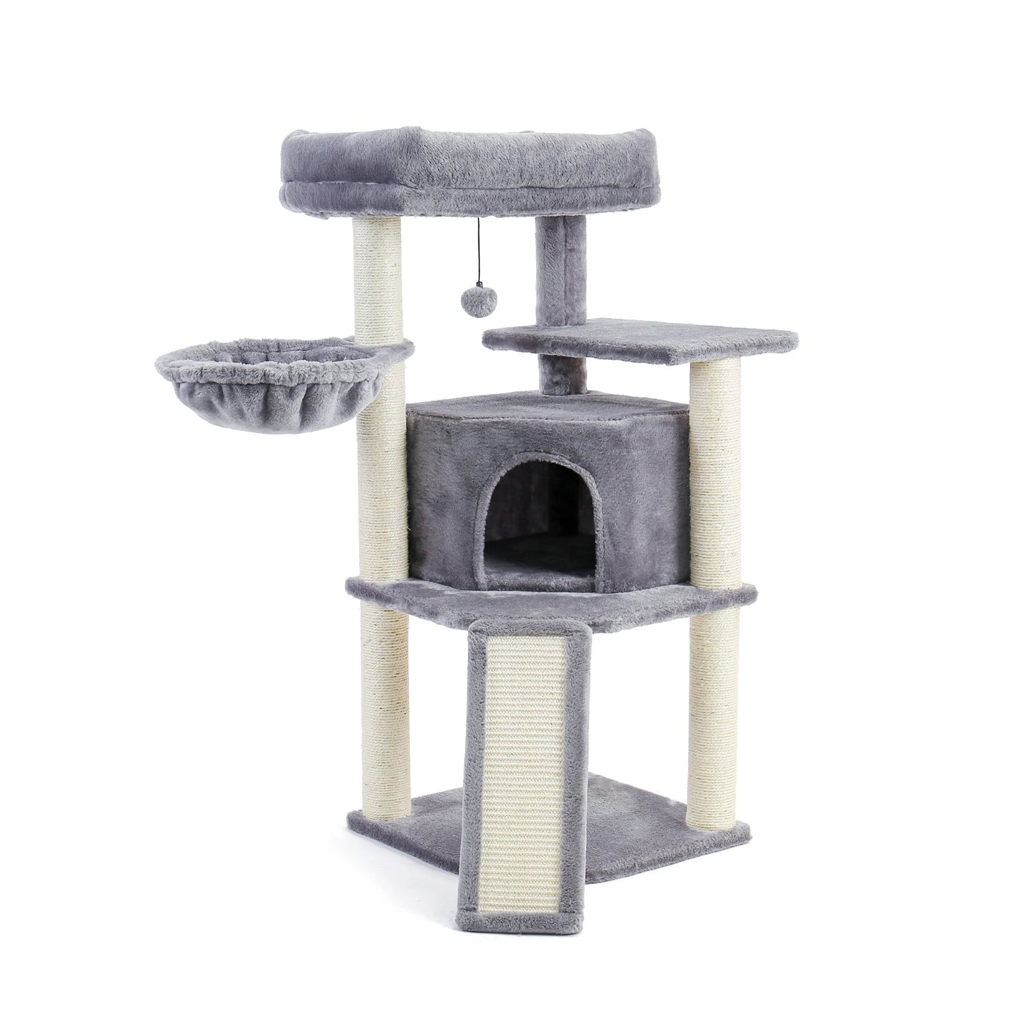 Multi-Level Cat Tree For Cats With Cozy Perches Stable Cat Climbing Frame Cat Scratch Board Toys Cat Furniture Free Shipping