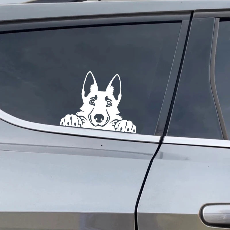 Cars Accessories Decals Funny Dog Car Decal Dogs Pet Animals Laptop Vinyl Sticker For Apple MacBook Pro/Air Decoration