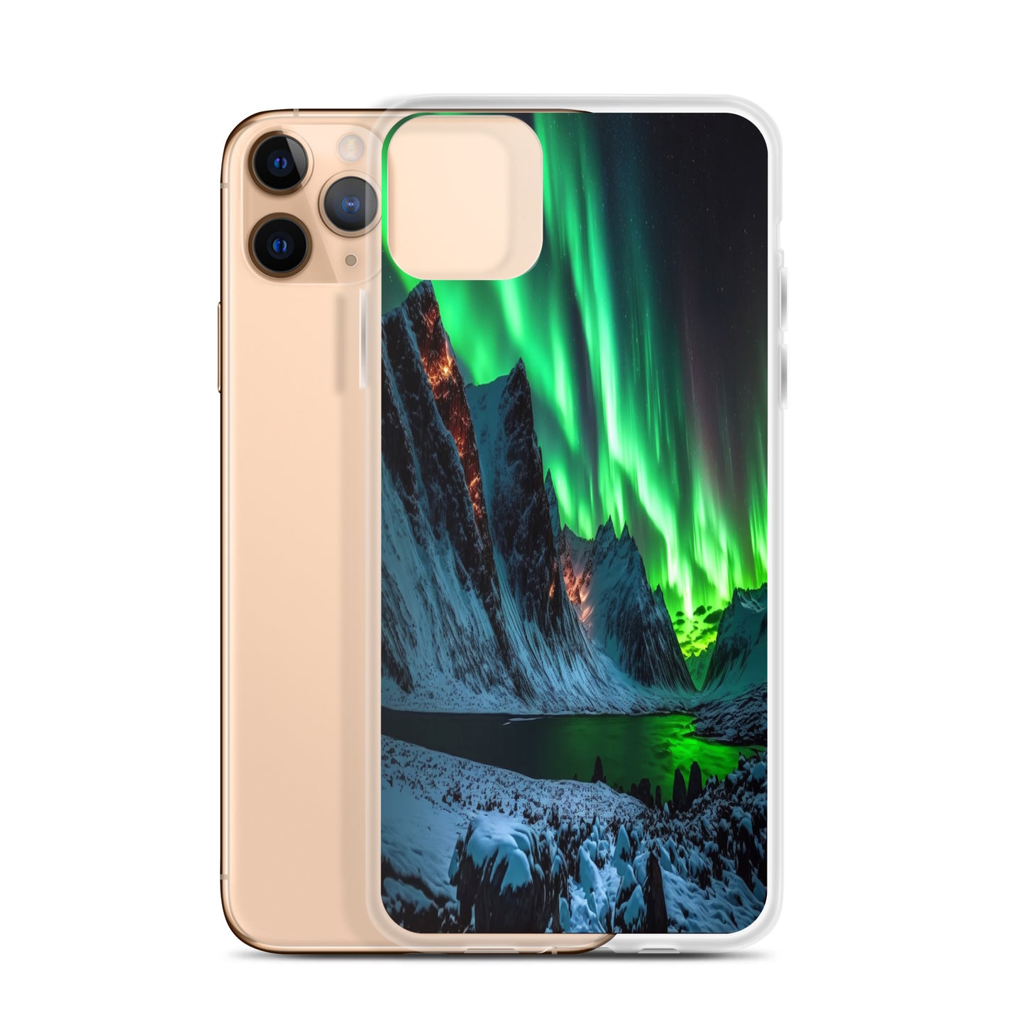 Unique Aurora Borealis iPhone Cover Case - Northern Light Phone Cover Case - Clear Case for iPhone - Perfect Aurora Lovers Gift 7