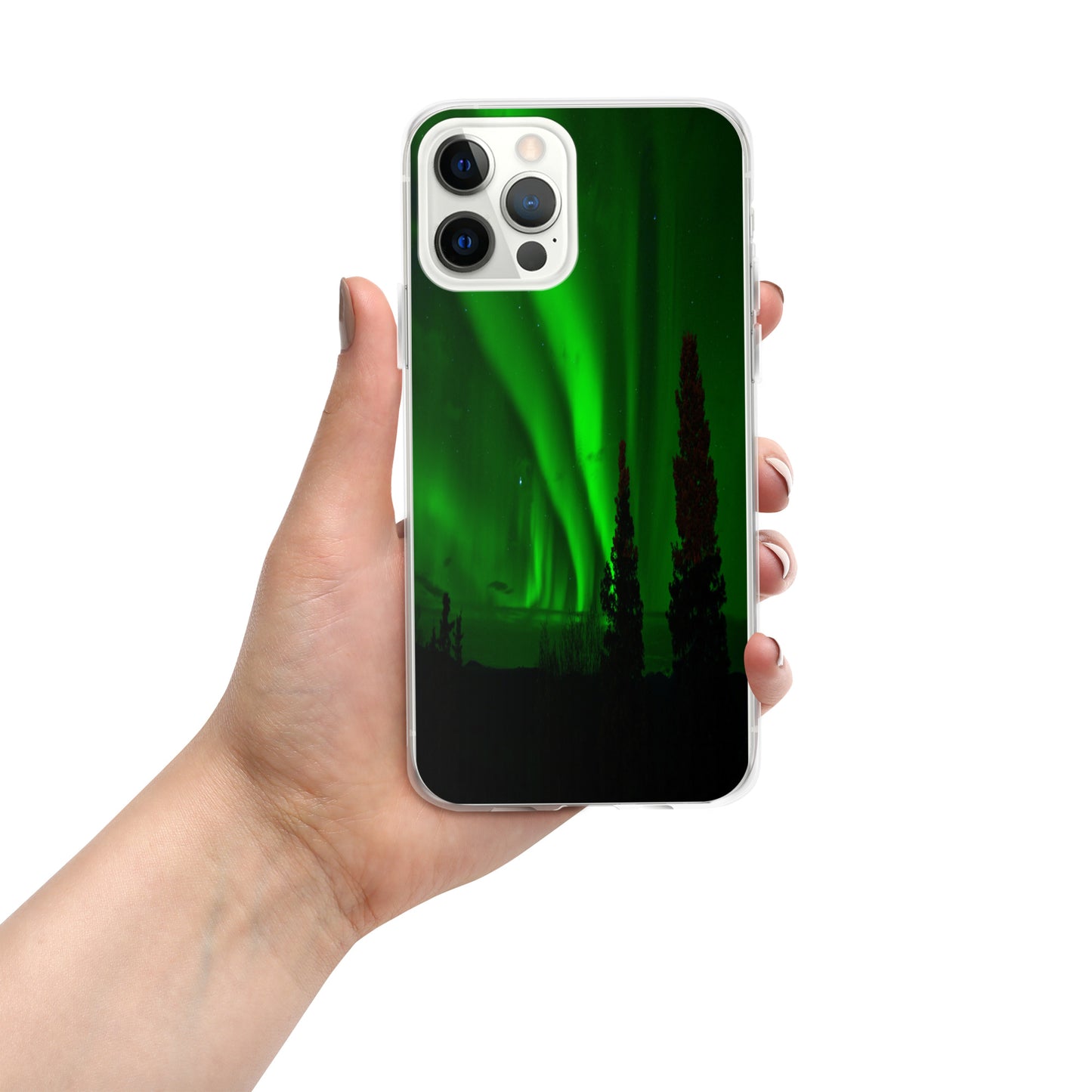 Unique Aurora Borealis iPhone Cover Case - Northern Light Phone Cover Case - Clear Case for iPhone - Perfect Aurora Lovers Gift 10