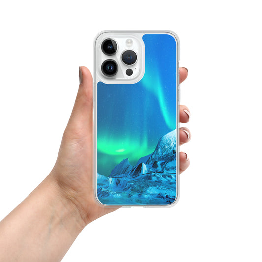 Unique Aurora Borealis iPhone Cover Case - Northern Light Phone Cover Case - Clear Case for iPhone - Perfect Aurora Lovers Gift 3