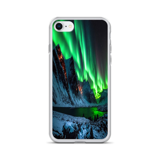 Unique Aurora Borealis iPhone Cover Case - Northern Light Phone Cover Case - Clear Case for iPhone - Perfect Aurora Lovers Gift 7