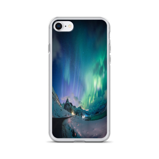 Unique Aurora Borealis iPhone Cover Case - Northern Light Phone Cover Case - Clear Case for iPhone - Perfect Aurora Lovers Gift 8