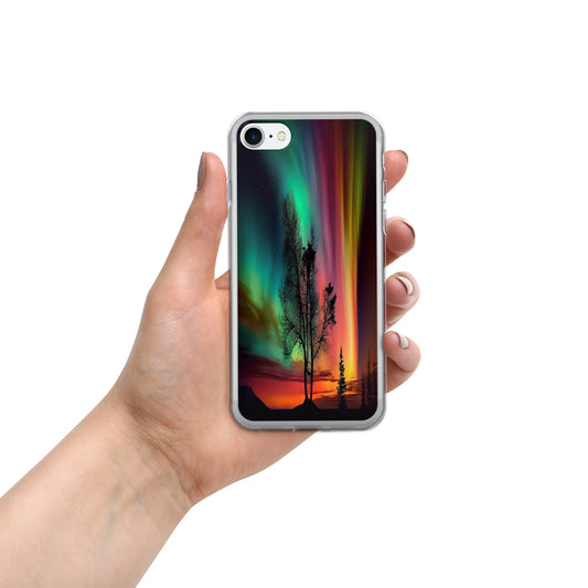 Unique Aurora Borealis iPhone Cover Case - Northern Light Phone Cover Case - Clear Case for iPhone - Perfect Aurora Lovers Gift 11