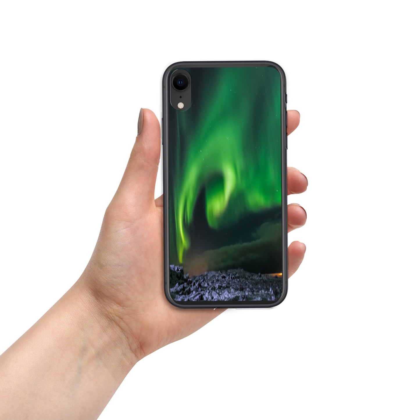 Unique Aurora Borealis iPhone Cover Case - Northern Light Phone Cover Case - Clear Case for iPhone - Perfect Aurora Lovers Gift 5