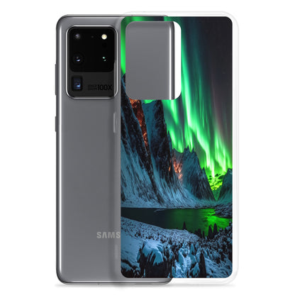 Unique Aurora Borealis Samsung Cover Case - Northern Light Phone Cover Case - Clear Case for Samsung Galaxy - Perfect Aurora Lovers Gift 7