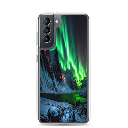 Unique Aurora Borealis Samsung Cover Case - Northern Light Phone Cover Case - Clear Case for Samsung Galaxy - Perfect Aurora Lovers Gift 7
