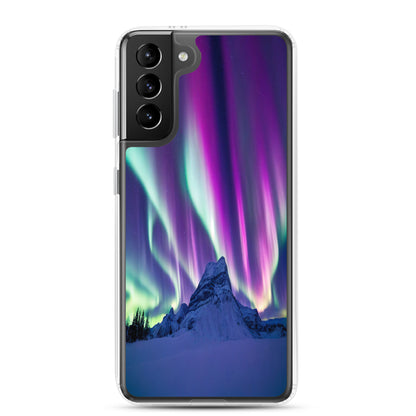 Unique Aurora Borealis Samsung Cover Case - Northern Light Phone Cover Case - Clear Case for Samsung Galaxy - Perfect Aurora Lovers Gift 4