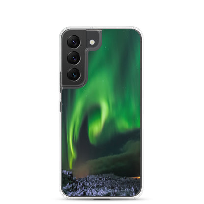 Unique Aurora Borealis Samsung Cover Case - Northern Light Phone Cover Case - Clear Case for Samsung Galaxy - Perfect Aurora Lovers Gift 5