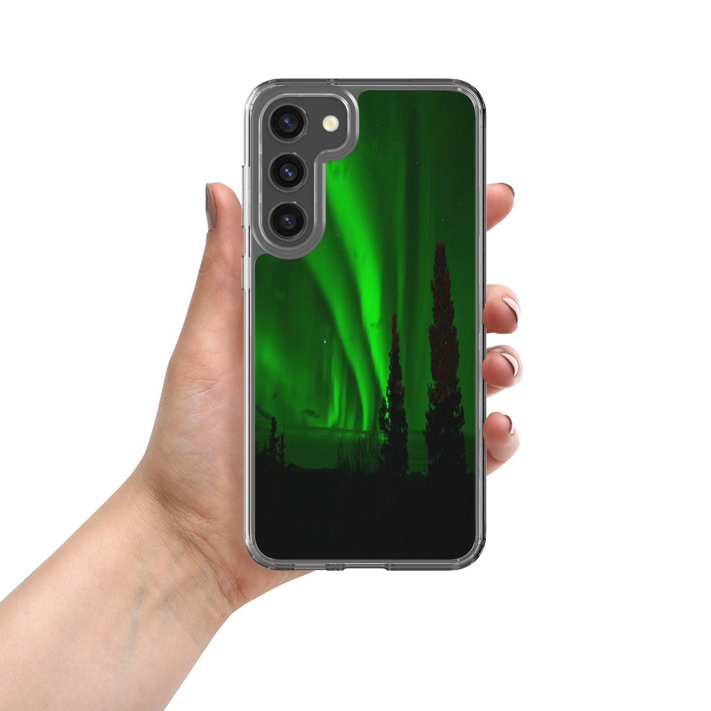 Unique Aurora Borealis Samsung Cover Case - Northern Light Phone Cover Case - Clear Case for Samsung Galaxy - Perfect Aurora Lovers Gift 10