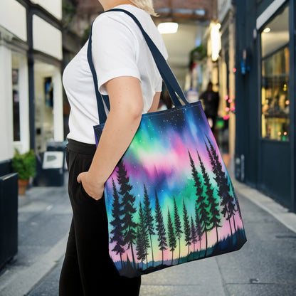 Aurora Borealis Tote Bag (AOP) - Northern Lights Bag