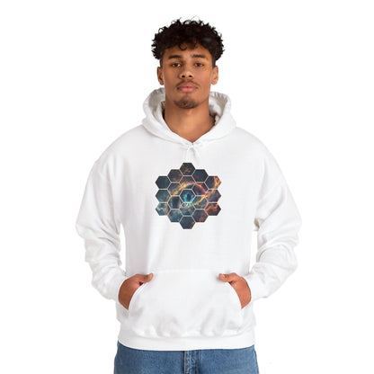 JWST Unisex Heavy Blend™ Hooded Sweatshirt - Space Horsehead Nebula Galaxy Universe - Autumn Fall T-shirt - Astronomy Gift