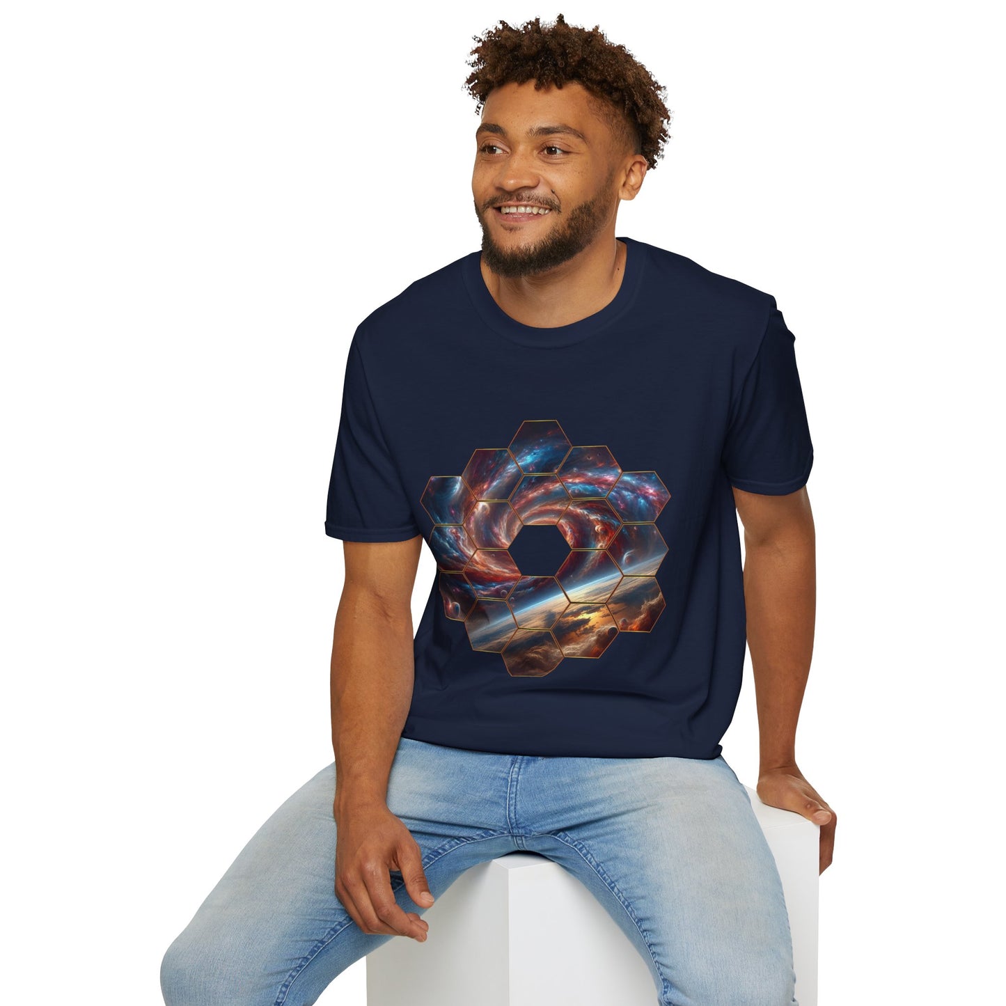 JWST Unisex Softstyle T-Shirt - Gildan 64000 - Space Horsehead Nebula Galaxy Universe - Autumn Fall T-shirt - Astronomy Gift