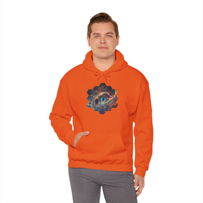 JWST Unisex Heavy Blend™ Hooded Sweatshirt - Space Horsehead Nebula Galaxy Universe - Autumn Fall T-shirt - Astronomy Gift