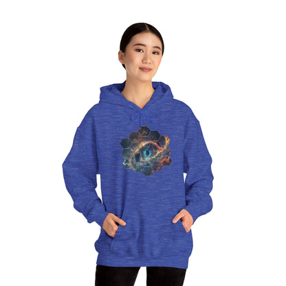 JWST Unisex Heavy Blend™ Hooded Sweatshirt - Space Horsehead Nebula Galaxy Universe - Autumn Fall T-shirt - Astronomy Gift