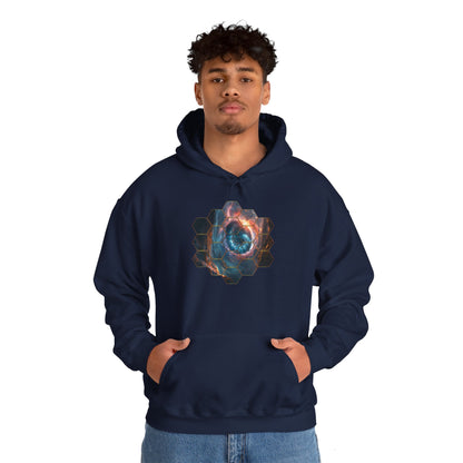 JWST Unisex Heavy Blend™ Hooded Sweatshirt - Space Horsehead Nebula Galaxy Universe - Autumn Fall T-shirt - Astronomy Gift