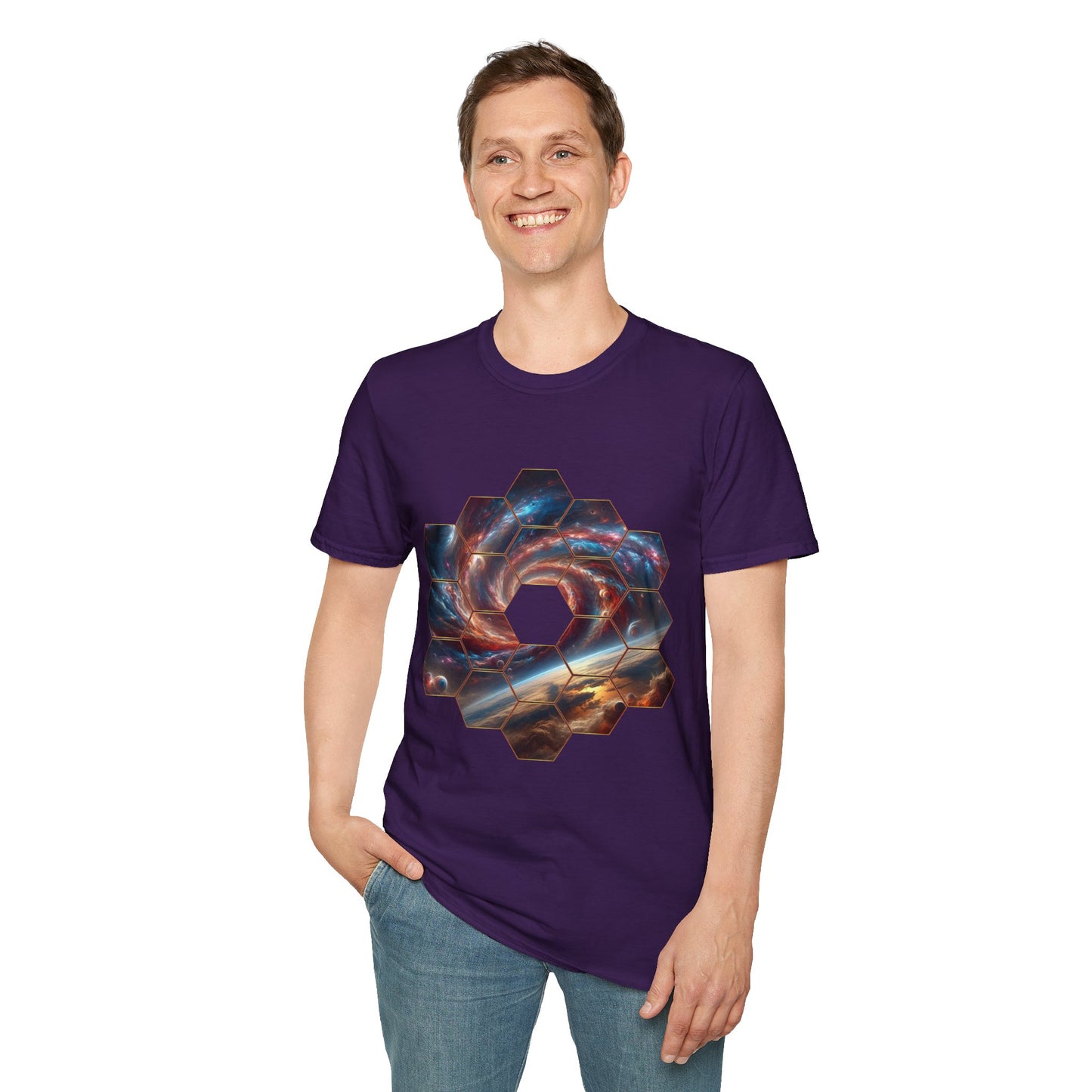 JWST Unisex Softstyle T-Shirt - Gildan 64000 - Space Horsehead Nebula Galaxy Universe - Autumn Fall T-shirt - Astronomy Gift