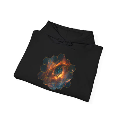 JWST Unisex Heavy Blend™ Hooded Sweatshirt - Space Horsehead Nebula Galaxy Universe - Autumn Fall T-shirt - Astronomy Gift