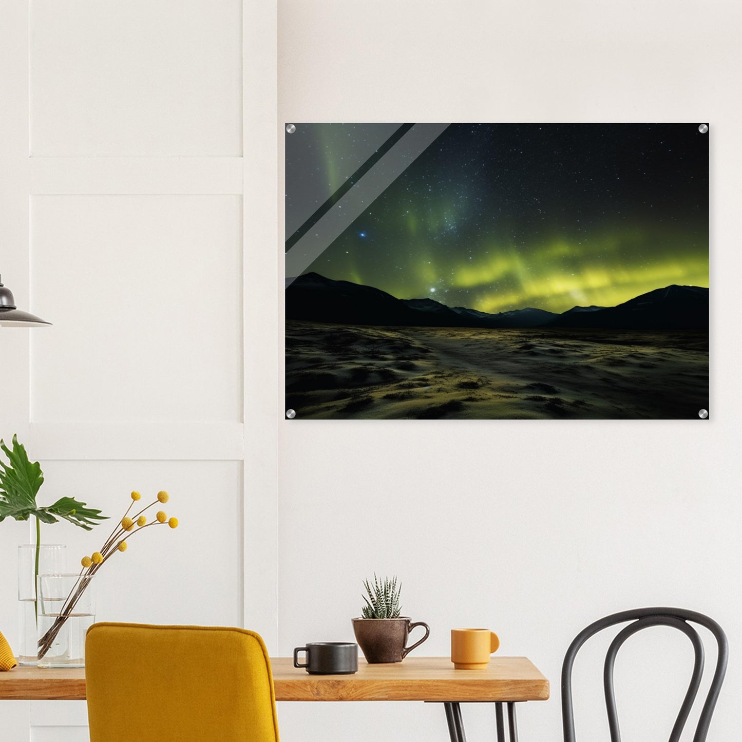 Unique Aurora Borealis Acrylic Prints - Multi Size Personalized Northern Light View - Modern Wall Art - Perfect Aurora Lovers Gift 7