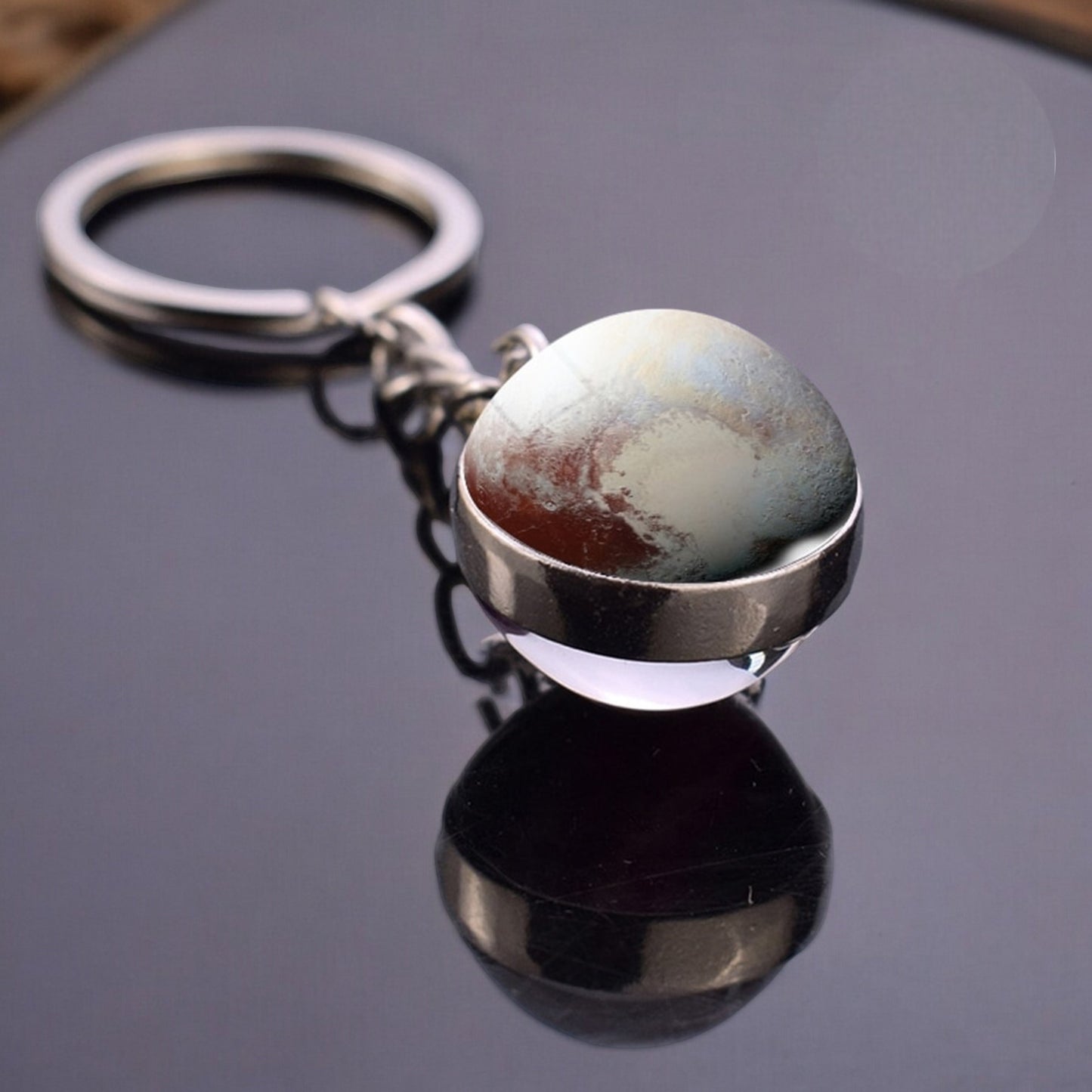 Solar System Galaxy Nebula Star Keyring - Universe Cosmos Jewelry - Double Side Glass Ball Key Chain - Perfect Astronomy Lovers Gift 4