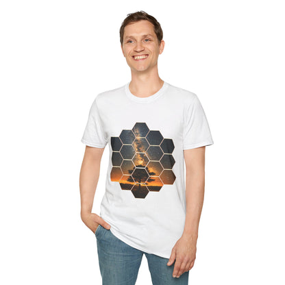 JWST Unisex Softstyle T-Shirt - Tree Milky Way Space Nebula Galaxy Universe - Autumn Fall T-shirt - Astronomy Gift