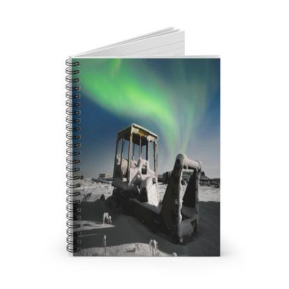 Unique Aurora Borealis Spiral Notebook Ruled Line - Personalized Northern Light View - Stationary Accessories - Perfect Aurora Lovers Gift 21