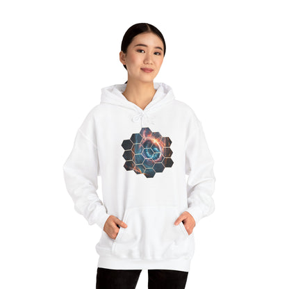 JWST Unisex Heavy Blend™ Hooded Sweatshirt - Space Horsehead Nebula Galaxy Universe - Autumn Fall T-shirt - Astronomy Gift