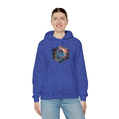 JWST Unisex Heavy Blend™ Hooded Sweatshirt - Space Horsehead Nebula Galaxy Universe - Autumn Fall T-shirt - Astronomy Gift