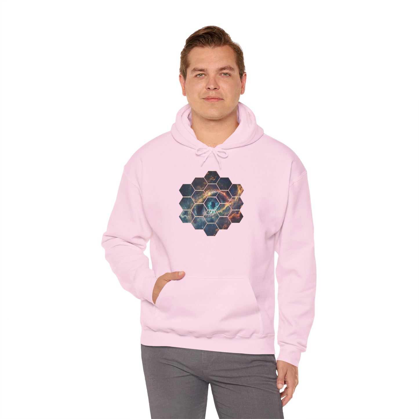 JWST Unisex Heavy Blend™ Hooded Sweatshirt - Space Horsehead Nebula Galaxy Universe - Autumn Fall T-shirt - Astronomy Gift