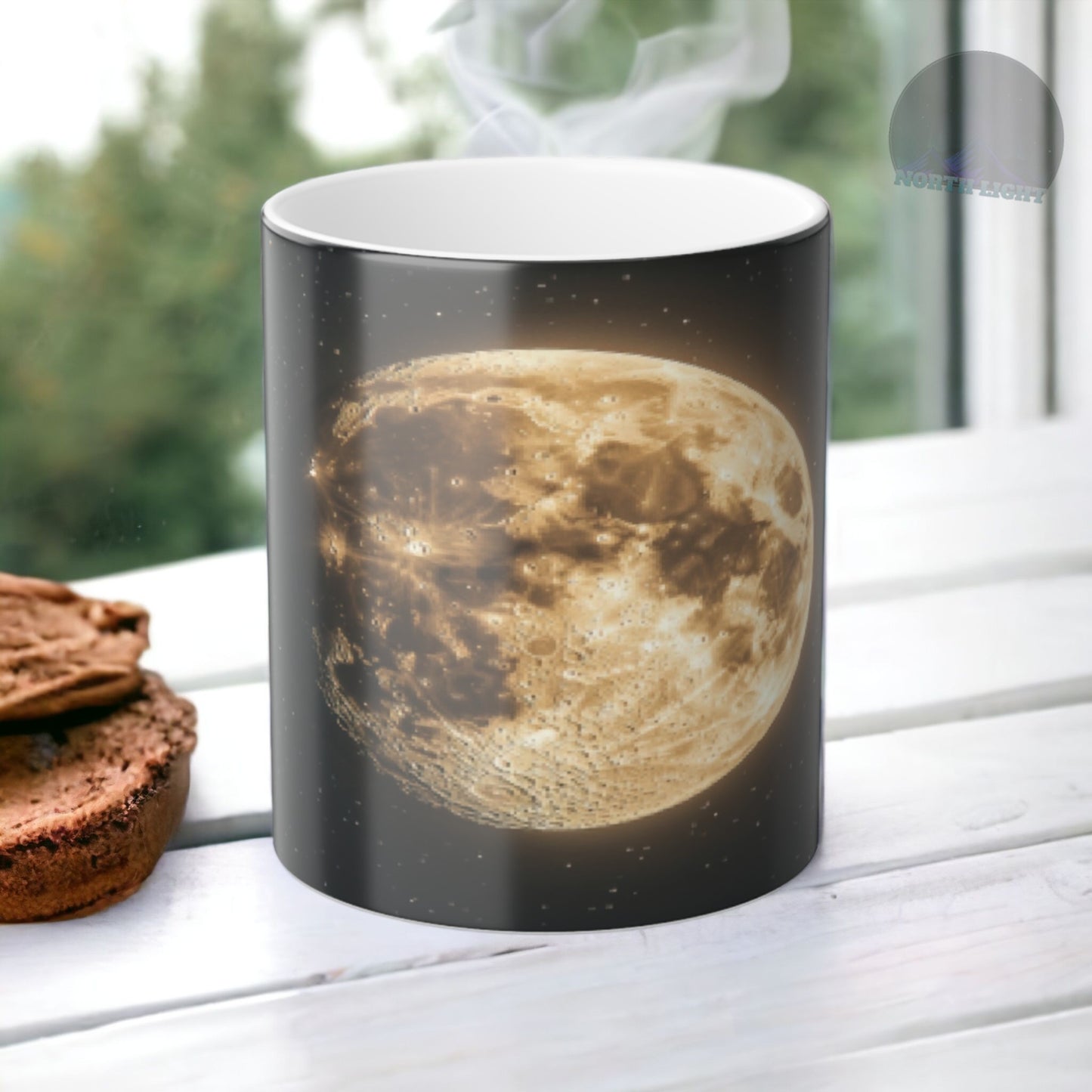 Color Morphing Moon Mug, Celestial Coffee Cup, Cosmic Tea Cup, Astronomy Mug, Magic Coffee Cup, Night Sky Lover Gift, Birthday & Holiday Present