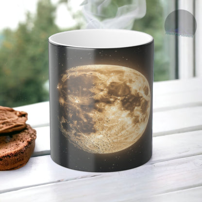 Color Morphing Moon Mug, Celestial Coffee Cup, Cosmic Tea Cup, Astronomy Mug, Magic Coffee Cup, Night Sky Lover Gift, Birthday & Holiday Present