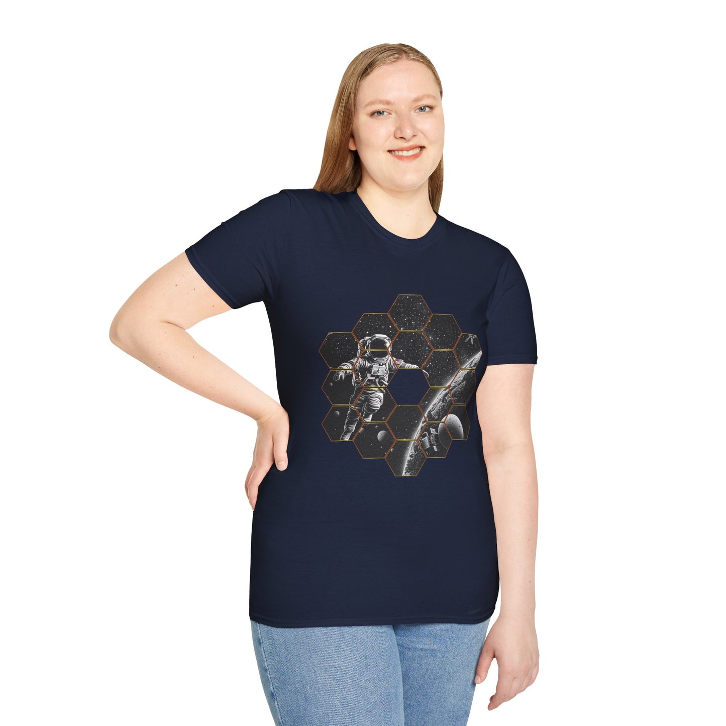 JWST Unisex Softstyle T-Shirt - Astronaut Planets Space Horsehead Nebula Galaxy Universe - Gildan 64000 - Autumn Fall T-shirt - Astronomy Gift