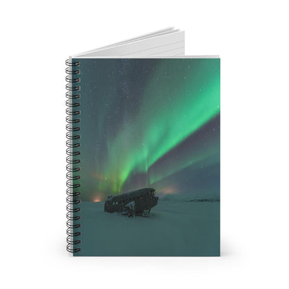 Unique Aurora Borealis Spiral Notebook Ruled Line - Personalized Northern Light View - Stationary Accessories - Perfect Aurora Lovers Gift 21