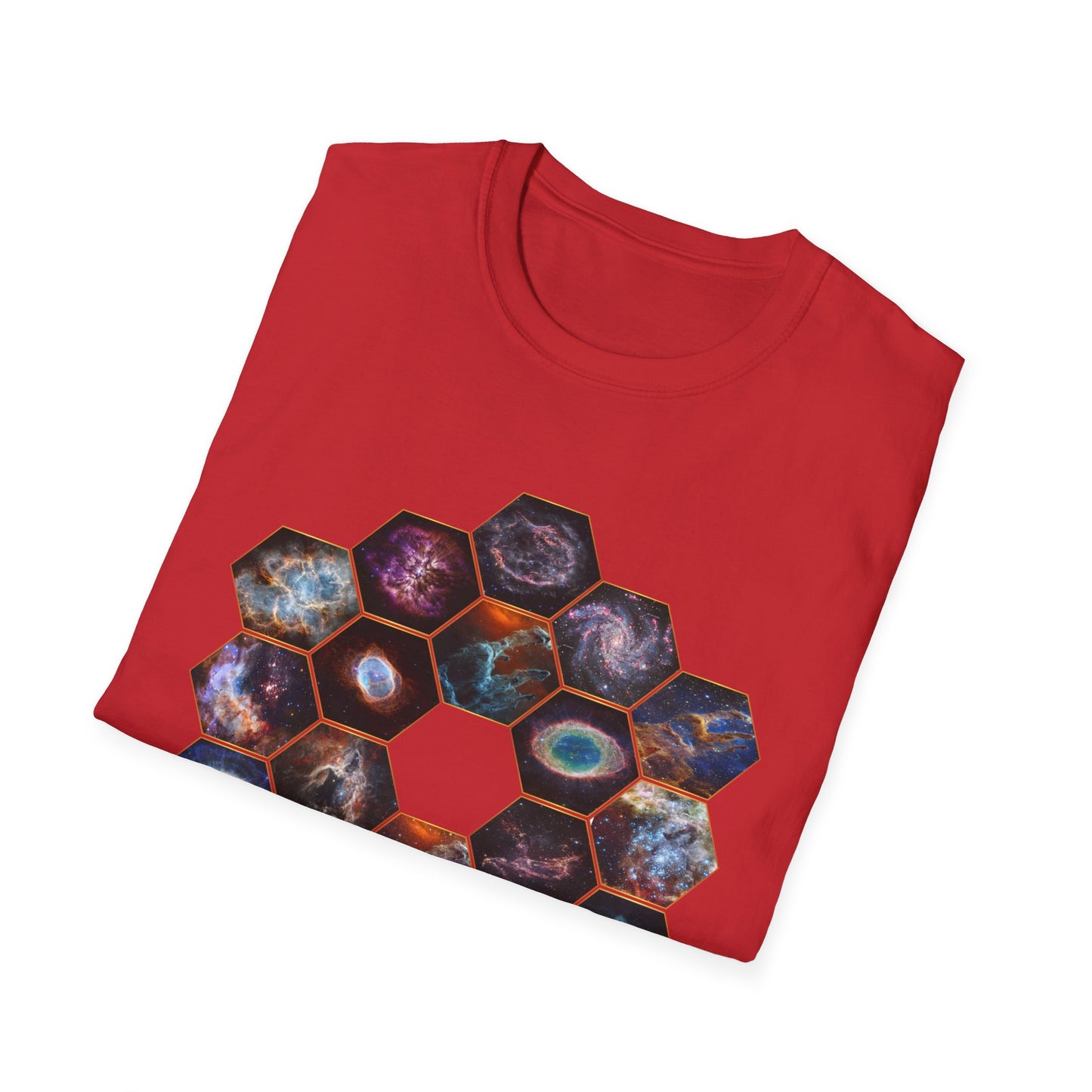 JWST Unisex Softstyle T-Shirt - Gildan 64000 - Space Horsehead Nebula Galaxy Universe - T-shirt d’été - Cadeau d’astronomie