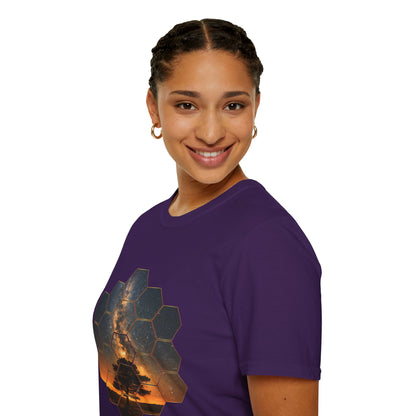 JWST Unisex Softstyle T-Shirt - Tree Milky Way Space Nebula Galaxy Universe - Autumn Fall T-shirt - Astronomy Gift