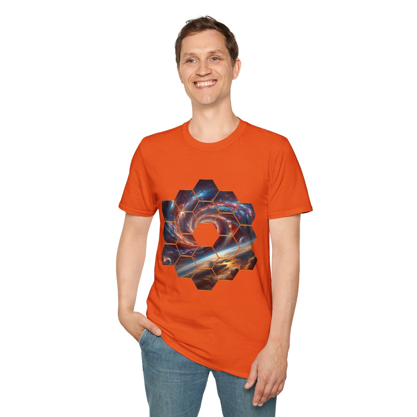 JWST Unisex Softstyle T-Shirt - Gildan 64000 - Space Horsehead Nebula Galaxy Universe - Autumn Fall T-shirt - Astronomy Gift