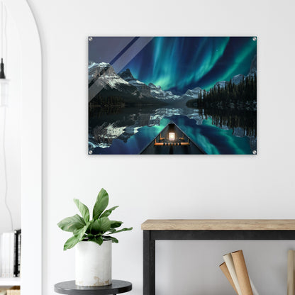 Unique Aurora Borealis Acrylic Prints - Multi Size Personalized Northern Light View - Modern Wall Art - Perfect Aurora Lovers Gift 6