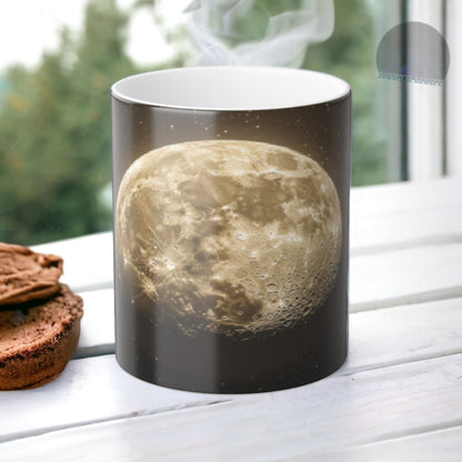 Color Morphing Moon Mug, Celestial Coffee Cup, Cosmic Tea Cup, Astronomy Mug, Magic Coffee Cup, Night Sky Lover Gift, Birthday & Holiday Present