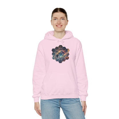 JWST Unisex Heavy Blend™ Hooded Sweatshirt - Space Horsehead Nebula Galaxy Universe - Autumn Fall T-shirt - Astronomy Gift