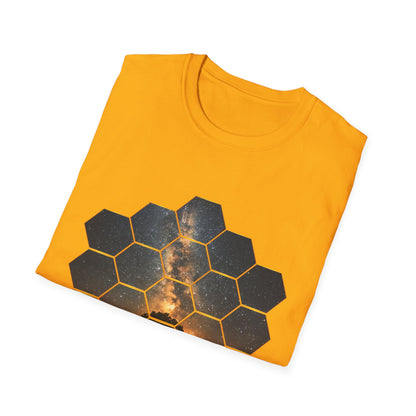 JWST Unisex Softstyle T-Shirt - Tree Milky Way Space Nebula Galaxy Universe - Autumn Fall T-shirt - Astronomy Gift