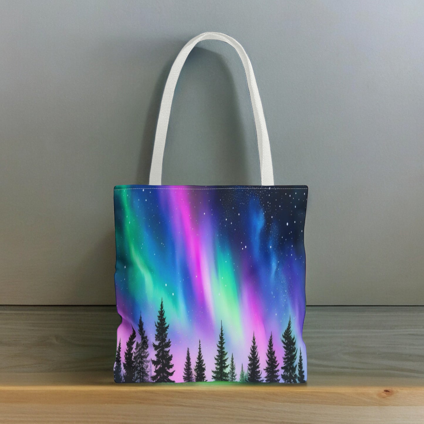 Aurora Borealis Tote Bag (AOP) - Northern Lights Bag