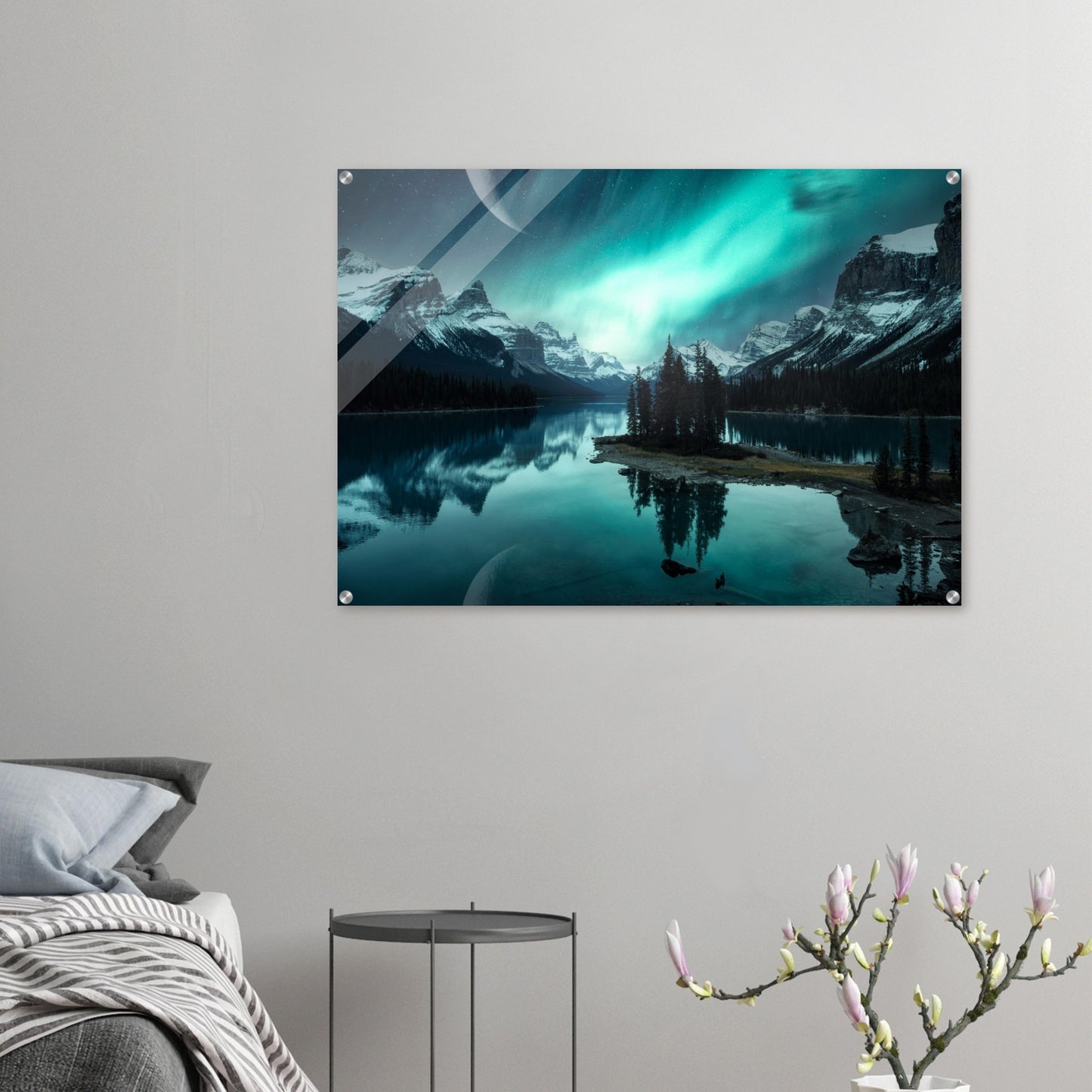 Unique Aurora Borealis Acrylic Prints - Multi Size Personalized Northern Light View - Modern Wall Art - Perfect Aurora Lovers Gift 8