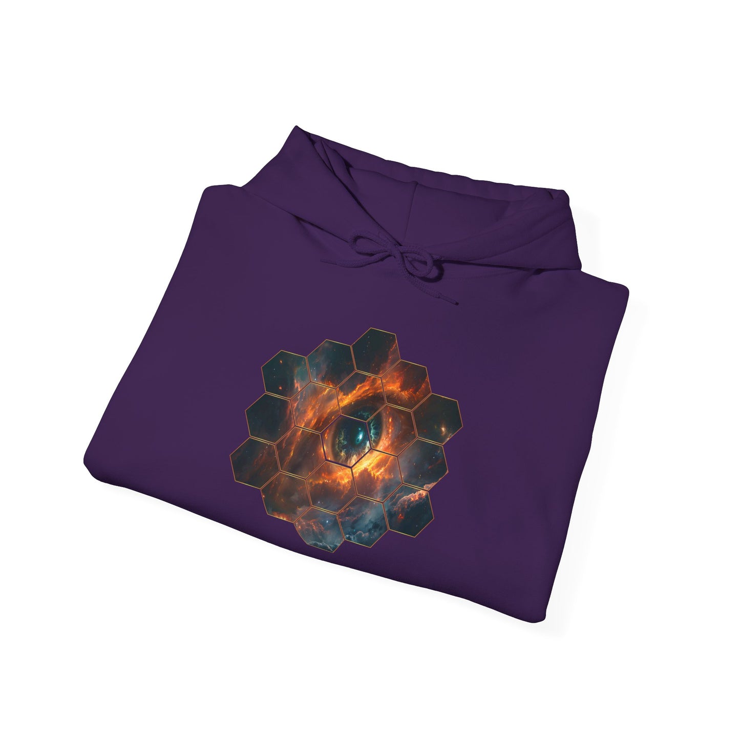 JWST Unisex Heavy Blend™ Hooded Sweatshirt - Space Horsehead Nebula Galaxy Universe - Autumn Fall T-shirt - Astronomy Gift