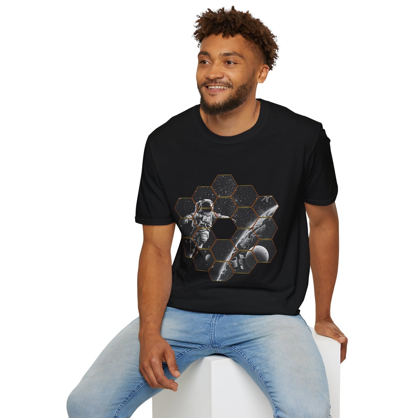 JWST Unisex Softstyle T-Shirt - Astronaut Planets Space Horsehead Nebula Galaxy Universe - Gildan 64000 - Autumn Fall T-shirt - Astronomy Gift