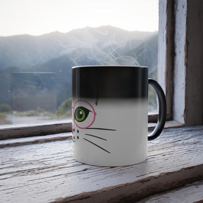 Enchanting Cat Kitten Heat Sensitive Mug - Lovely Pet Magic Morphing Mug 11oz - Coffee Tea Cup - Perfect Gift for Pet Lovers 2