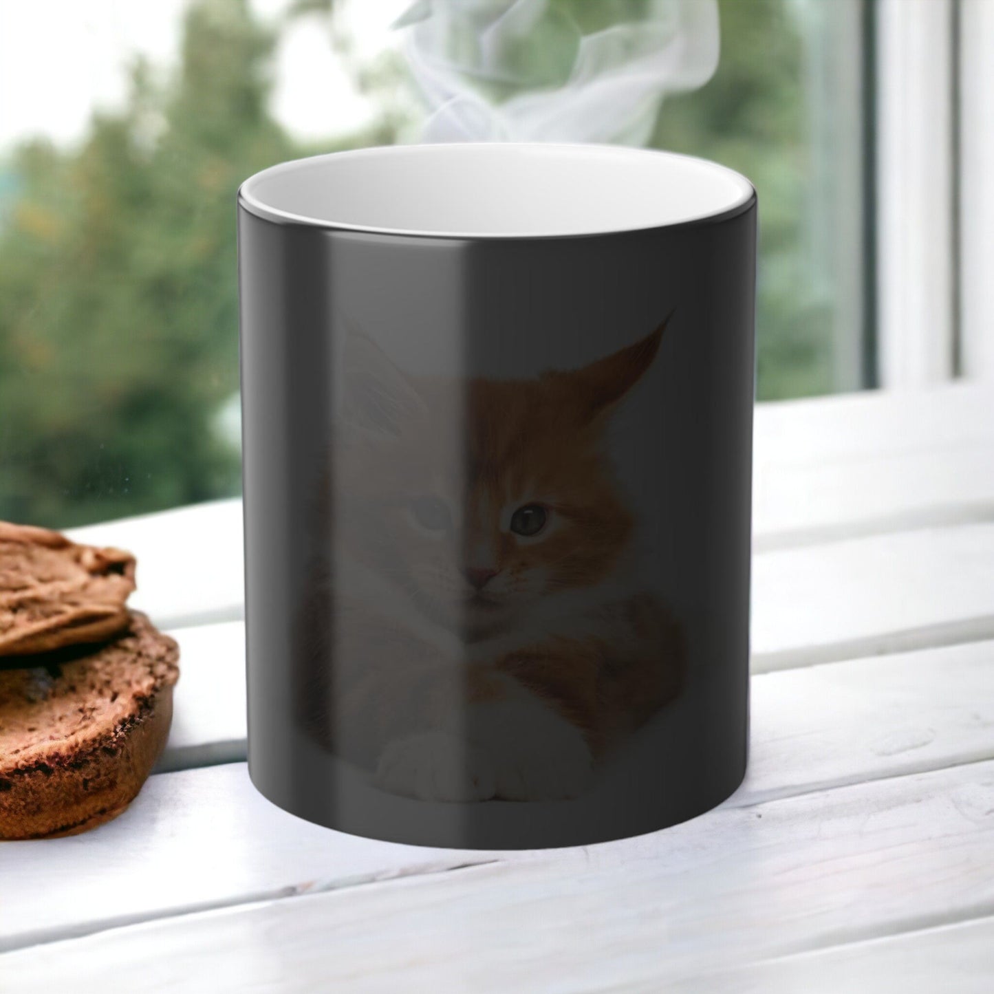 Enchanting Cat Kitten Heat Sensitive Mug - Lovely Pet Magic Morphing Mug 11oz - Coffee Tea Cup - Perfect Gift for Pet Lovers 4