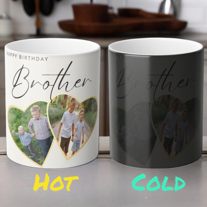 Personalized Heat Sensitive Mug - Custom Magic Color Morphing Mug 11oz - Heat Reactive Night Sky Coffee Cup - Perfect Gift for Holiday, Birthday and Celebrations