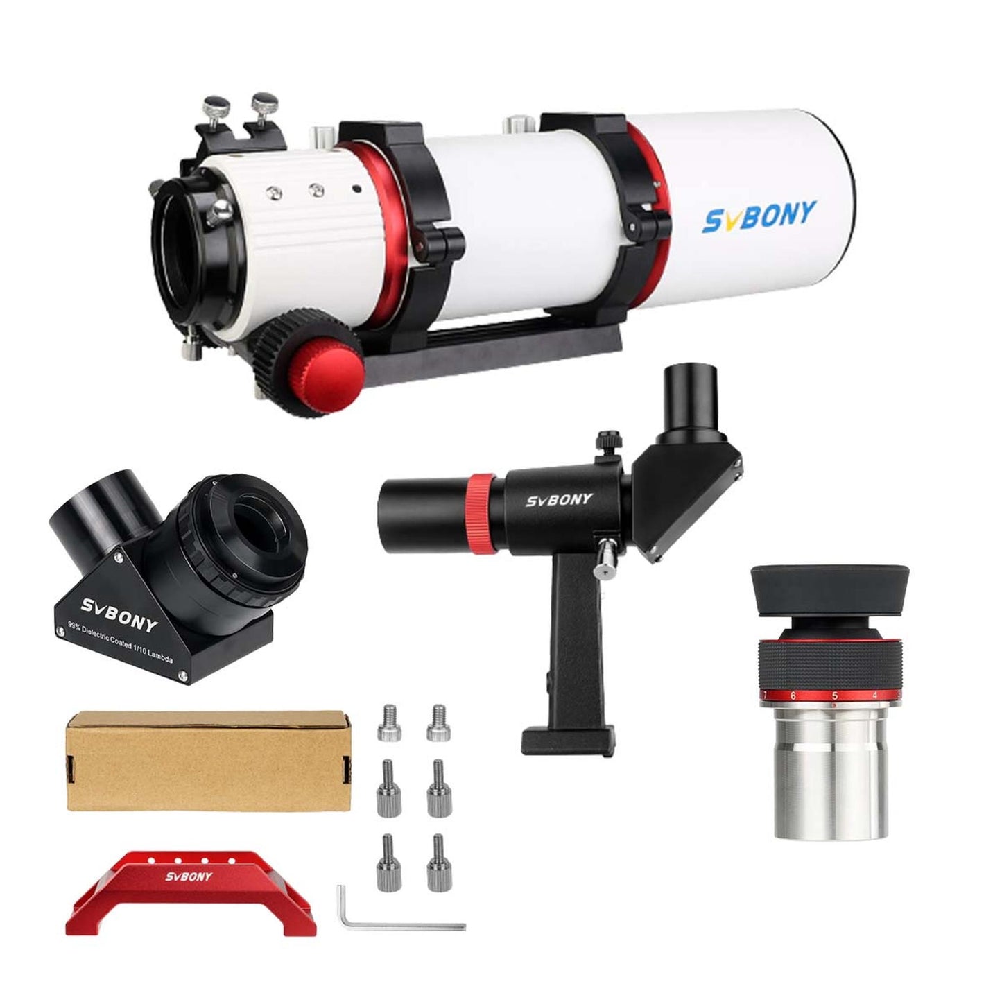 SVBONY SV550 APO Triplet Refractor 80mm F6 Telescope OTA For Deep Sky Astrophotography and Visual Observation